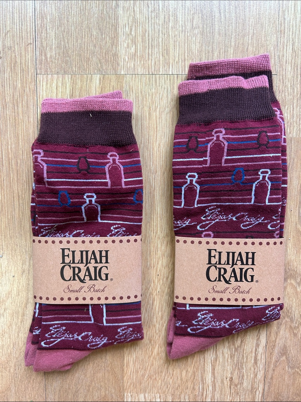 Elijah Craig Men’s Dress Socks with Bottle Motif